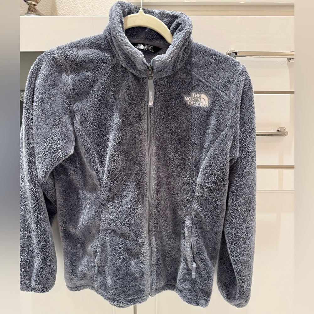 The North Face Kids Gray Fleece, Girls Large(14/16), excellent condition